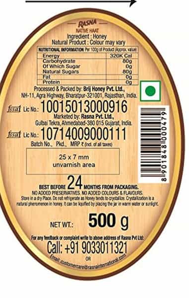 Rasna Native Haat Honey 500G
