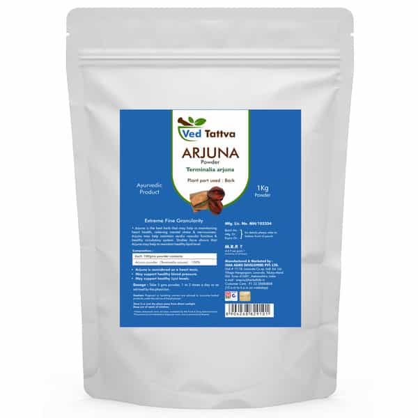 Ved Tattva Arjuna Powder - 1 Kg (Pack Of 4)