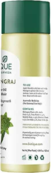 Biotique Bio Bhringraj Therapeutic Oil For Falling Hair 200 Ml