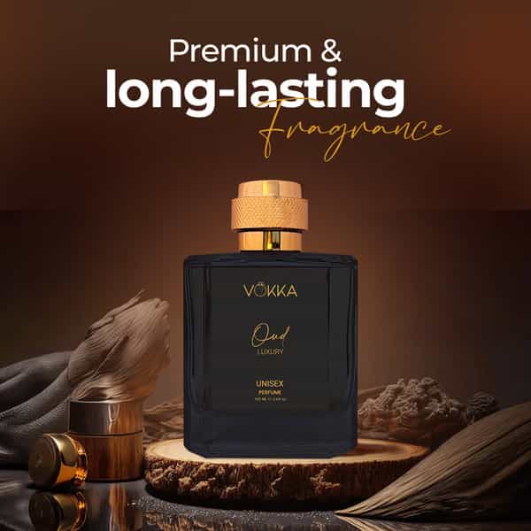 Vokka Oud 100 Ml | Unisex Luxury Long Lasting Perfume For Men & Women | Edp Fragrance For Gift