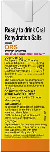 Prolyte Ors Lemon Drink Tetrapack (200 Ml)
