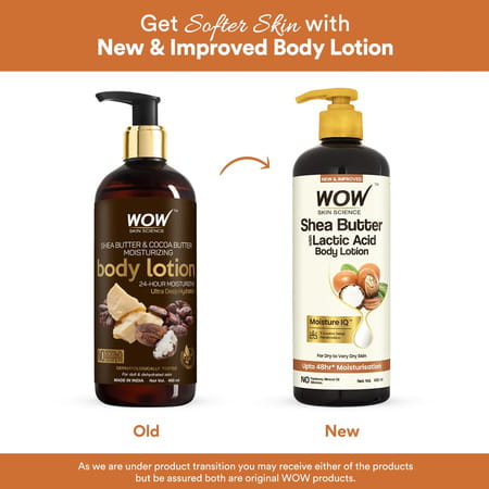 Wow Skin Science Shea & Cocoa Butter Body Lotion 400 Ml