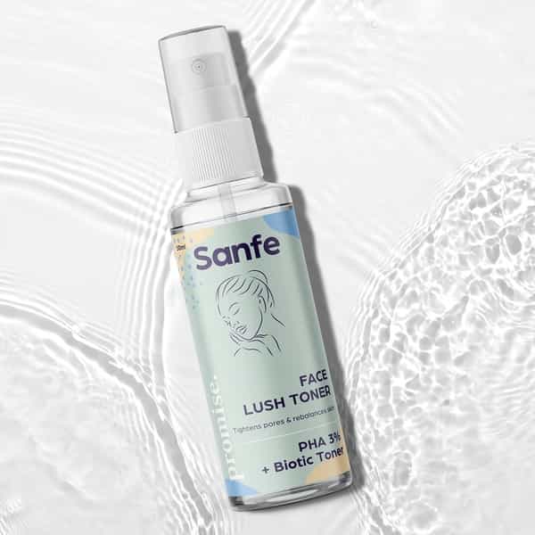 Sanfe Promise 3% Pha Face Lush Toner For Pore Tightening & Mild Exfoliation 50Ml