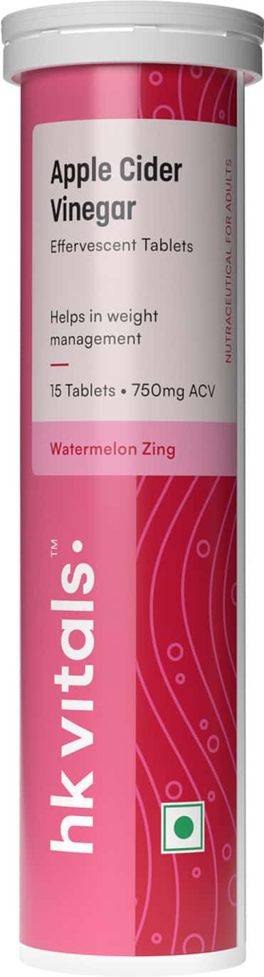 Hk Vitals Apple Cider Vinegar 750mg (watermelon | 15 Effervescent Tablets)