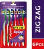 Colgate Zigzag Antibacterial Toothbrush (Soft Pack Of 6)