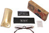 Klar Eye Half Rim Rectangle Reading Glasses Men And Women +0.75 To +3.50+1.25 Power Yellow Gold