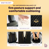 Betterhood Black Memory Foam Ergonomic Lumbar Support Backrest Cushion For Car