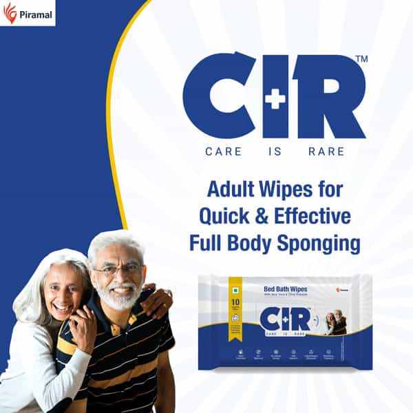 Cir Bed Bath Wipes 10S
