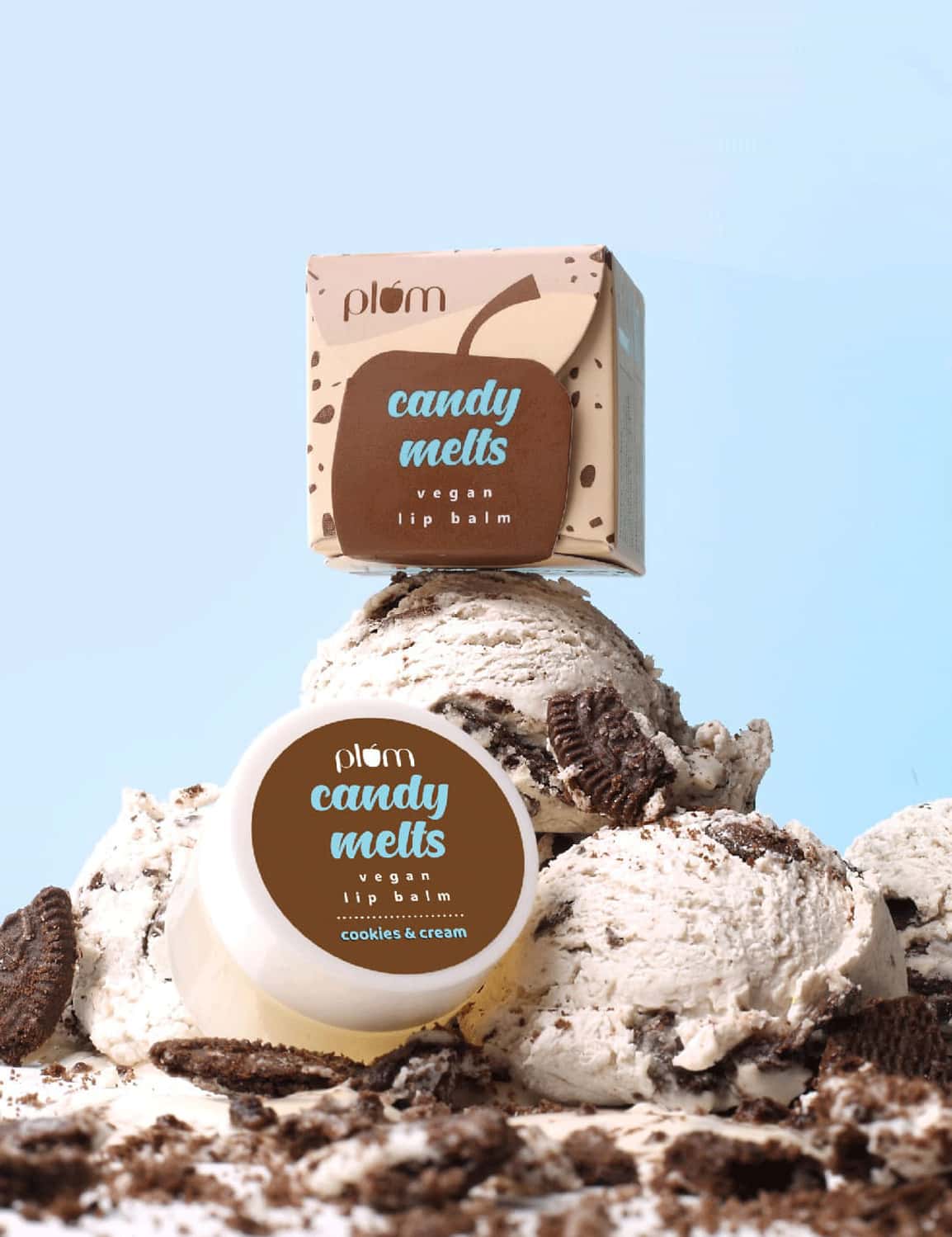 Buy PLUM CANDY MELTS COOKIES & CREAM VEGAN LIP BALM 12 G Online & Get