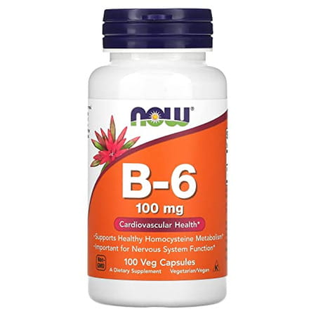 Now Foods B-6 100mg 100 Capsules