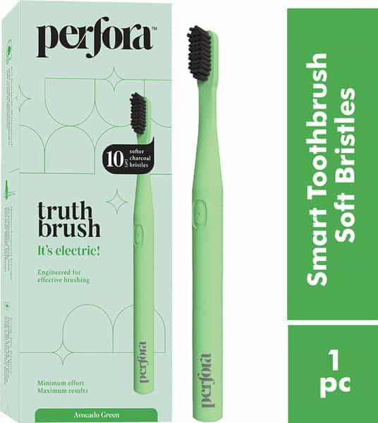 Perfora Electric Toothbrush With 2 Modes - Avocado Green