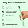 Perfora Electric Toothbrush With 2 Modes - Avocado Green