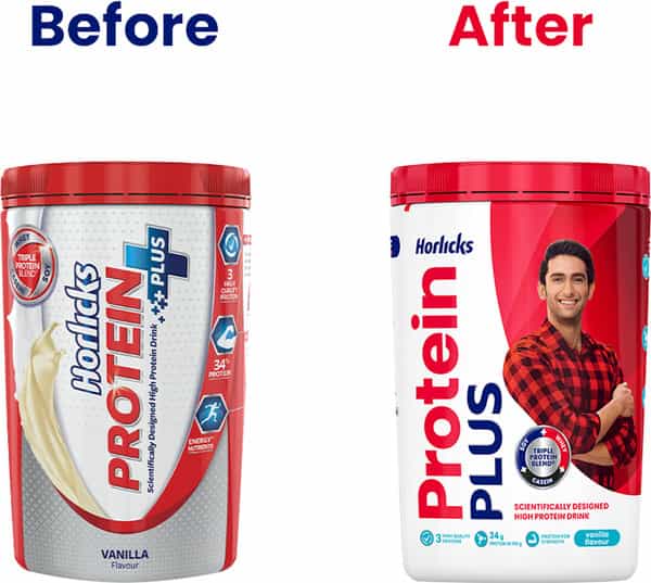 Horlicks Protein Plus Vanilla Flavour Powder 400Gm