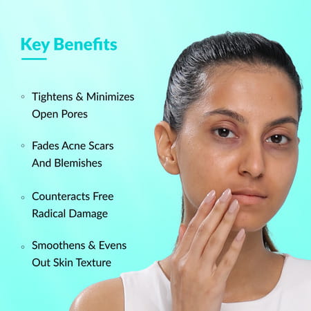 Fixderma Pore Minimizer Face Serum | 20% Niacinafmide For Minimizing Enlarged Pores Over Time - 10g