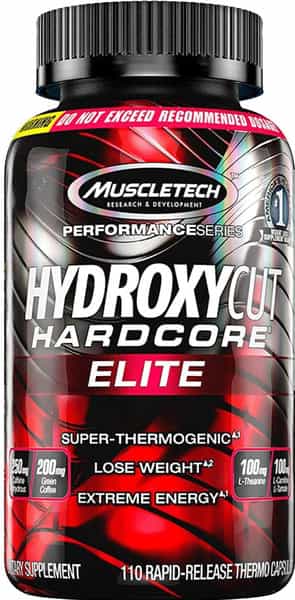 Muscletech Performance Series Hydroxycut Hardcore Elite - Net Qty 110 Capsules