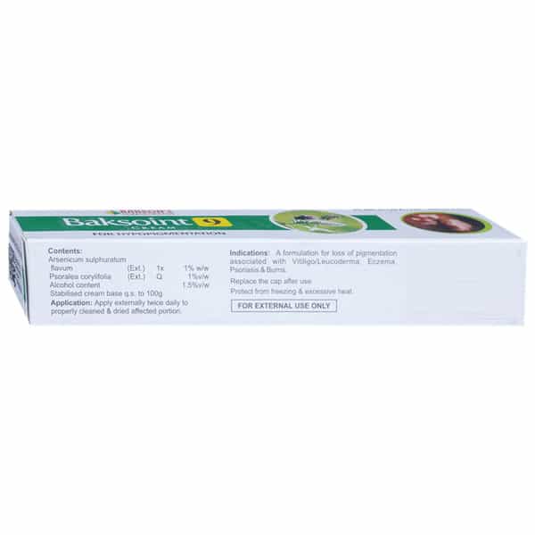 Baksons Homoeopathy Baksoint 9 Cream 25 Gm