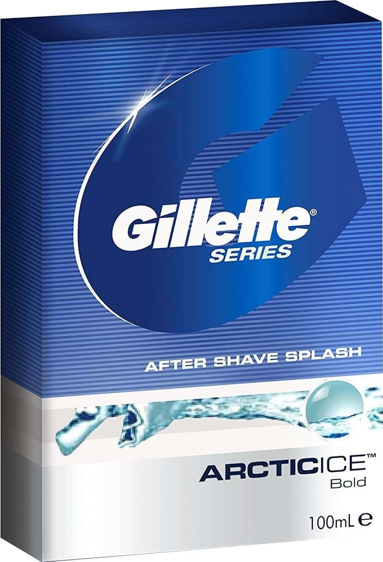 Gillette Series Arctic Ice After Shave Splash Bottle Of 100 Ml