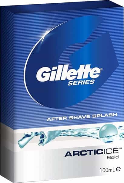 Gillette Series Arctic Ice After Shave Splash Bottle Of 100 Ml