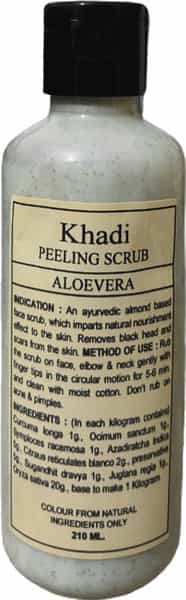 Khadi Herbal Aloevera Scrub 210Ml