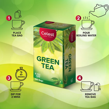 Celest Green Tea 100 Bags