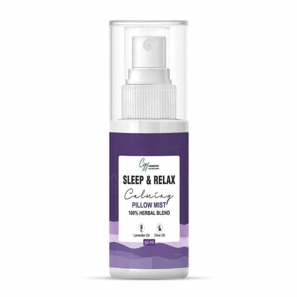 Cgg Cosmetics Sleep & Relax Calming Pillow Mist 100 % Herbal Oil Bland 50 Ml
