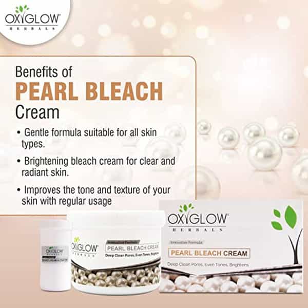 Oxyglow Herbals Bleach Cream Pearl 300 Gram