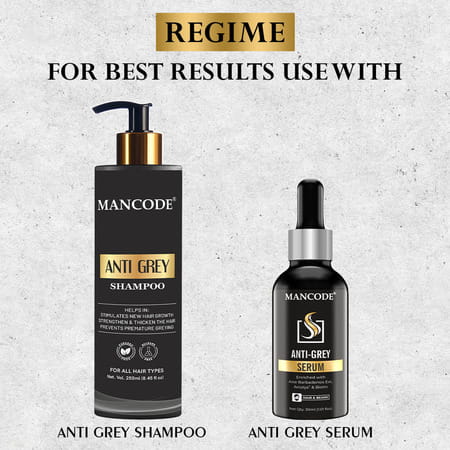 Mancode Anti Grey Shampoo (250gm)