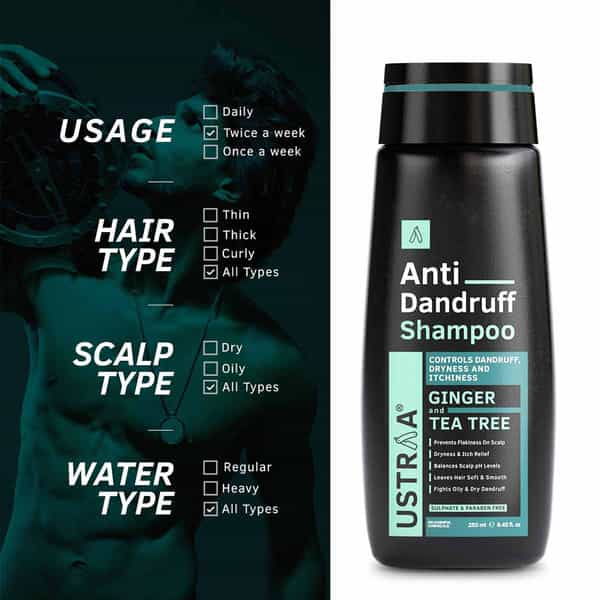 Ustraa Anti Dandruff Shampoo - 250 Ml