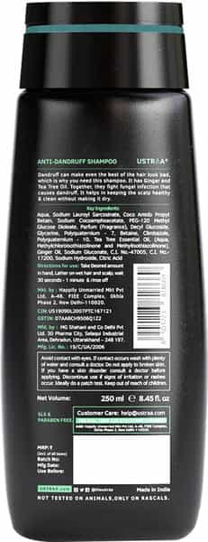 Ustraa Anti Dandruff Shampoo - 250 Ml