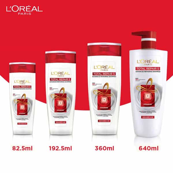 L'oreal Paris Total Repair 5 Shampoo - 650Ml