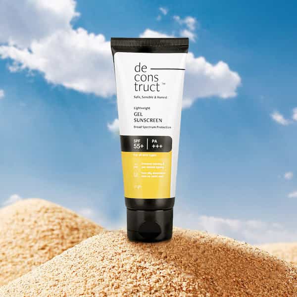 Deconstruct Lightweight Gel Sunscreen- Spf 55+ | Pa+++ (50 Gm)