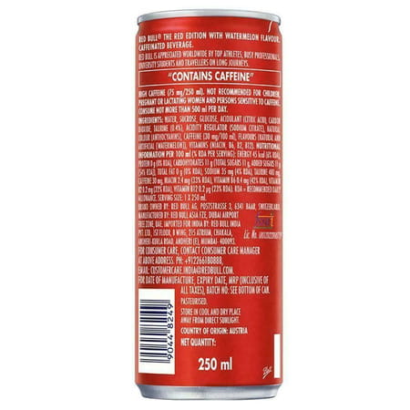 Red Bull Energy Drink 250 Ml Red Edition Pack Of 12