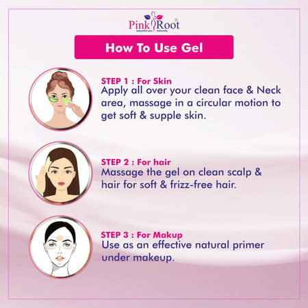 Pink Root Giloy Anti Aeging Face & Body Massage Gel 500ml