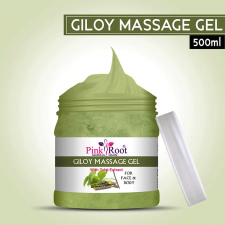Pink Root Giloy Anti Aeging Face & Body Massage Gel 500ml
