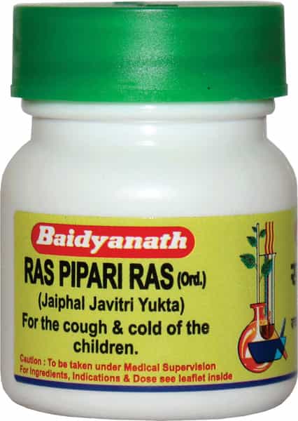 Baidyanath Asli Ayurved Ras Pipari Ras (Ord.) 20 Tablets (Pack Of 3)