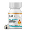 Inlife Vitamin D3 Cholecalciferol Supplement For Men Women 1000 Iu - 60 Liquid Filled Capsules