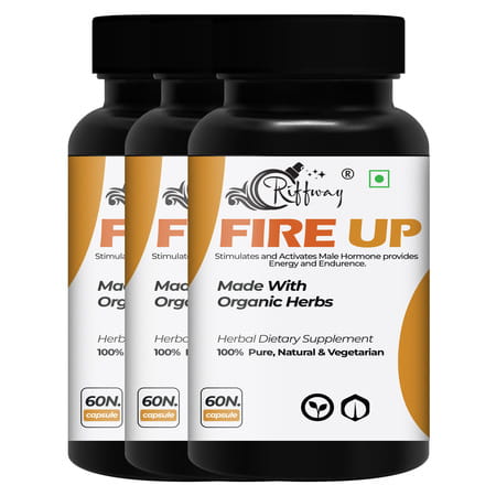 Fire Up Wellness Power Capsule For Men | Maintains Energy (180 Caps)