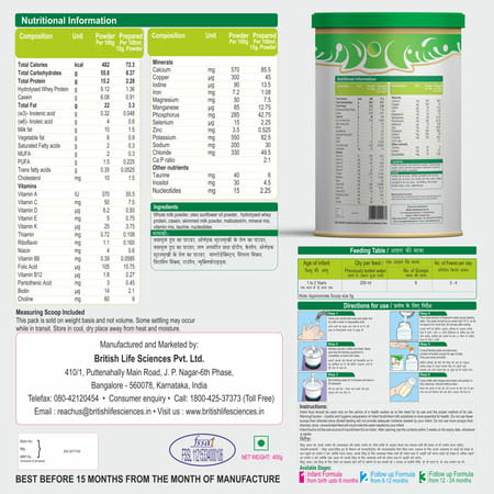 Buy MMS FOLLOW UP FORMULA FOR BABIES 12 MONTHS AND ABOVE STAGE 3