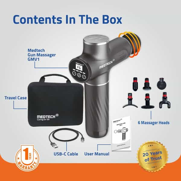 Medtech Massage Gun Massager Gmv1