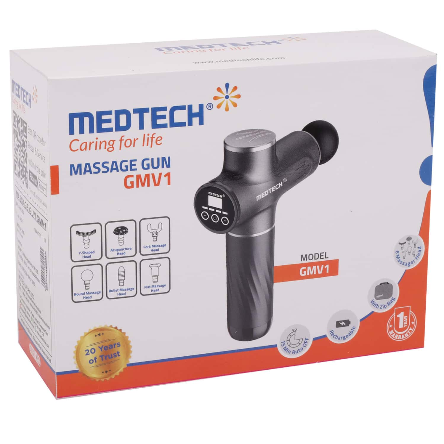 Medtech Massage Gun Massager Gmv1