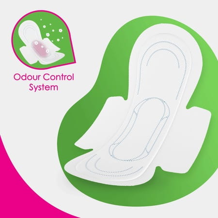 Wonderize Ultra Dry Sanitary Napkins - Size Xl - Pack Of 30 Pads - Super Soft Side Edges