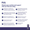 Pug Arm Sling, Designed For Compliance At 90 Degree, With Airmesh Technology & Elongated Pad Cushion