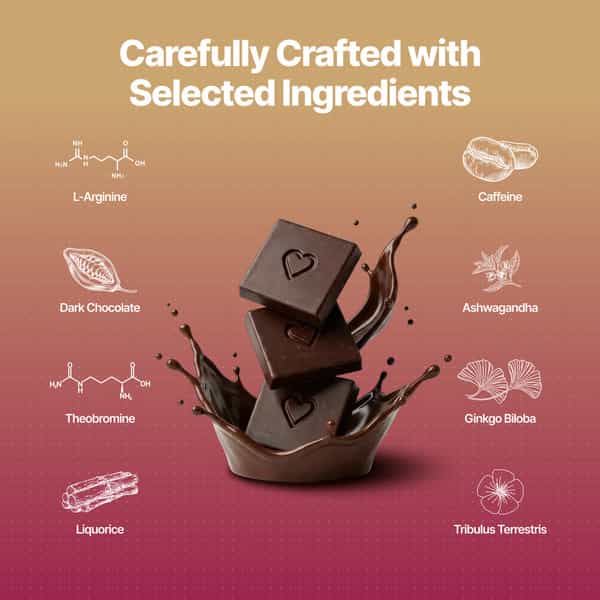 Nooky Mood Enhancing Chocolate For Men & Women - 40Gms