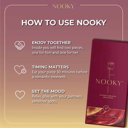 Nooky Mood Enhancing Chocolate For Men & Women - 40gms