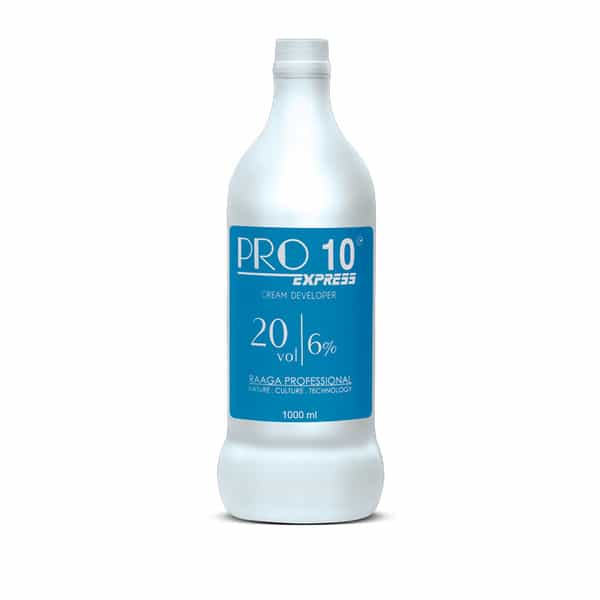 Raaga Professional Pro 10 Express 6% Cream Developer | 20 Vol | 1000 Ml