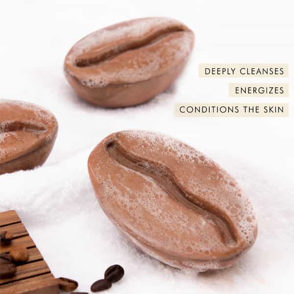 Mcaffeine Espresso Coffee Bathing Bar Soap (Ph 5.5) For Deep Cleansing With Pure Coffee Oil (100 G)