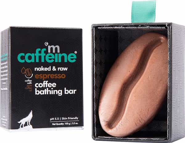 Mcaffeine Espresso Coffee Bathing Bar Soap (Ph 5.5) For Deep Cleansing With Pure Coffee Oil (100 G)