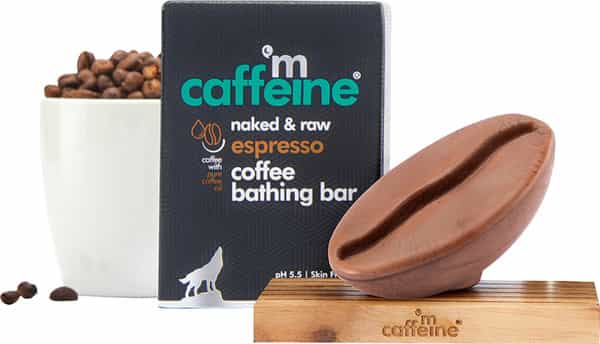 Mcaffeine Espresso Coffee Bathing Bar Soap (Ph 5.5) For Deep Cleansing With Pure Coffee Oil (100 G)