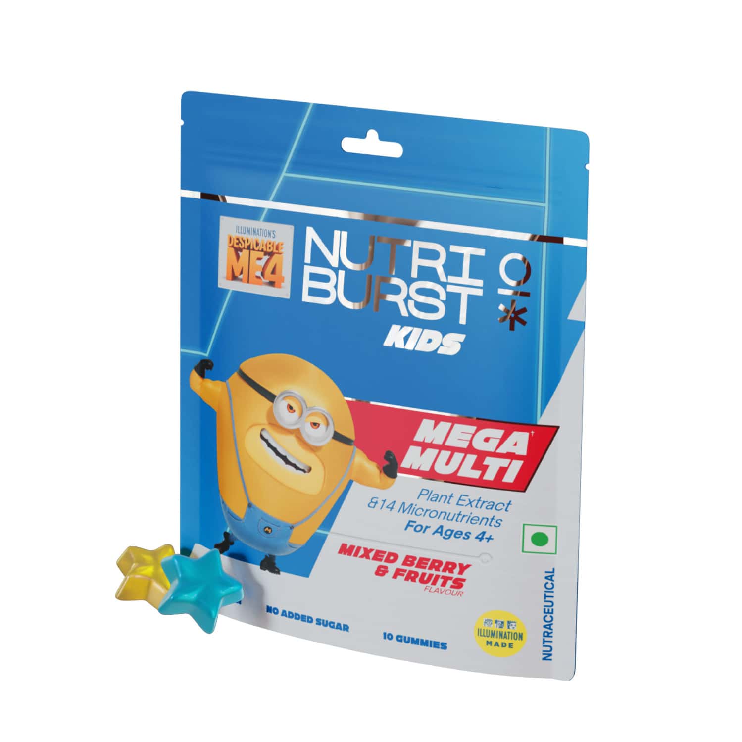 Nutriburst Minions Mega Multi Kids Gummies - 10 Gummies