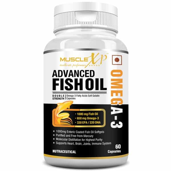 Musclexp L-Glutamine Powder 250G + Omega 3 Advanced Fish Oil 60 Softgels